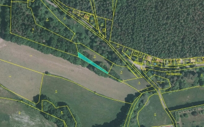 Prodej 372 m2 travního porostu v k.ú. Vahlovice
